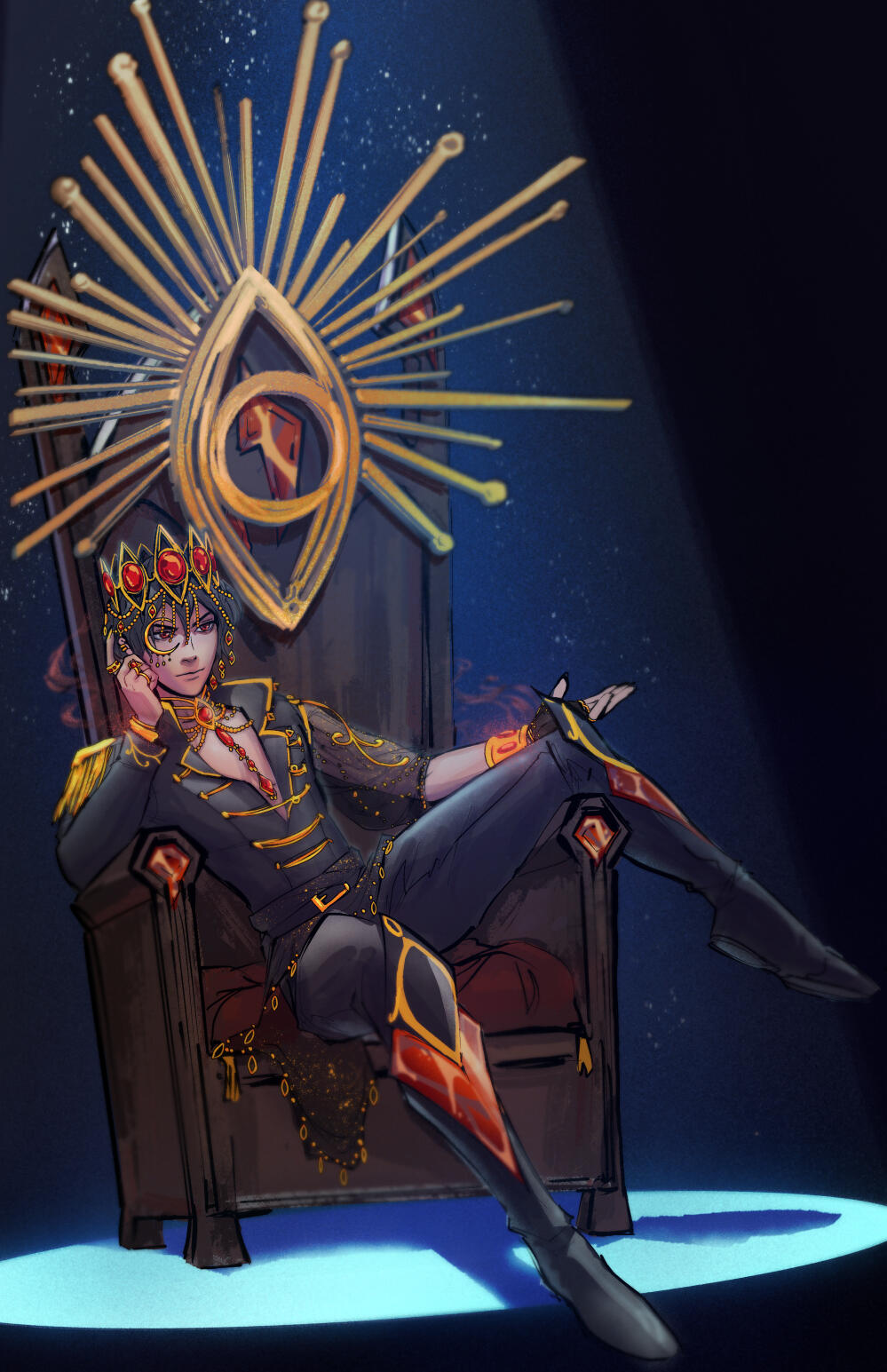june 2023. dragon gijinka for ottoman on FR