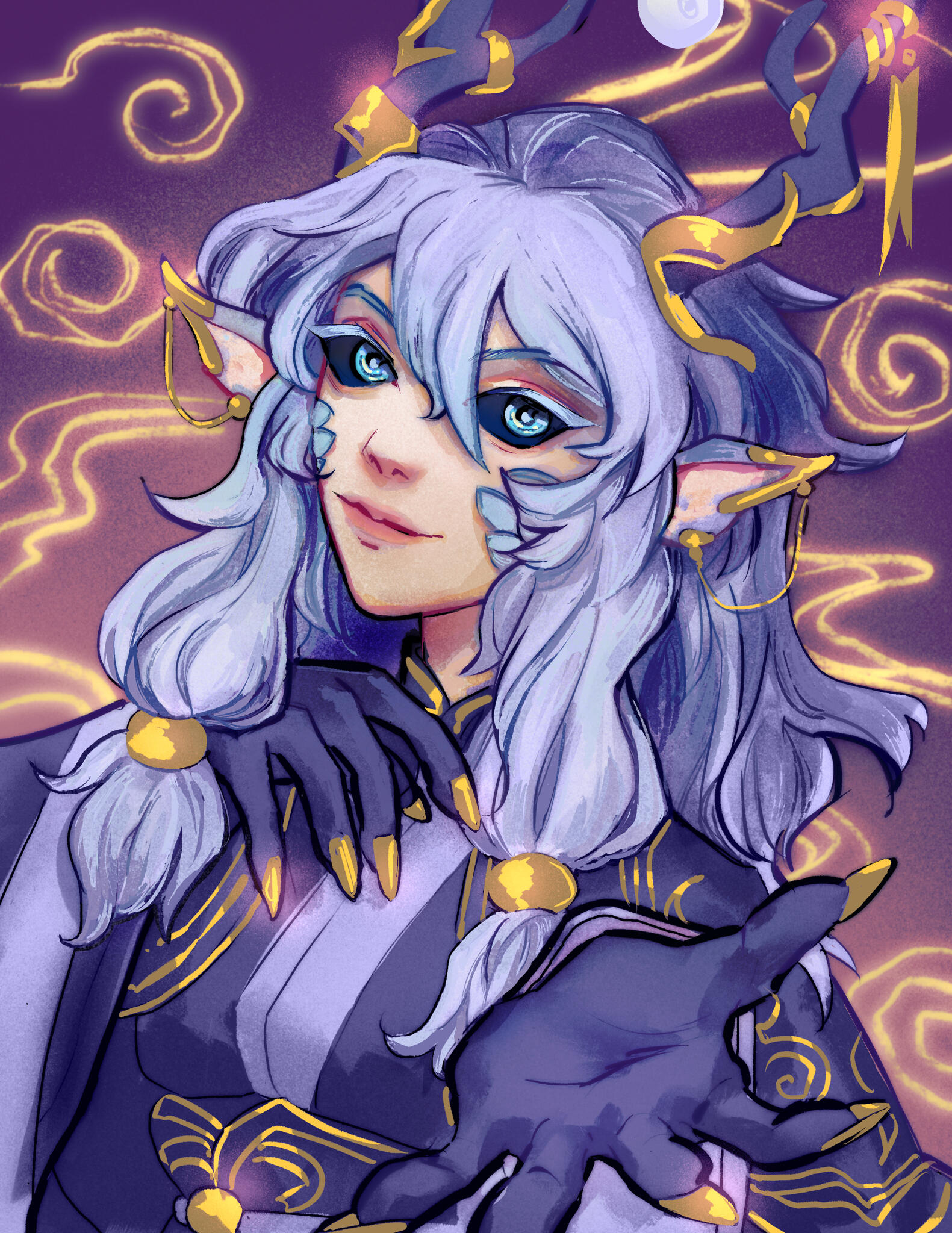aug 2023. oc portrait for private commissioner